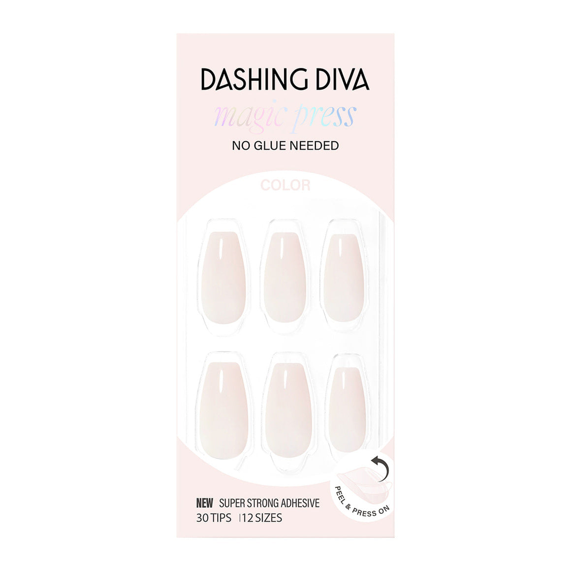 Dashing Diva Magic Press- Silky Cream (Coffin) | 穿戴甲| Press On Nail