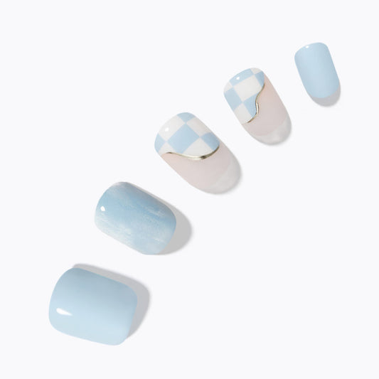 Blue Press On Nails | Dashing Diva Magic Press