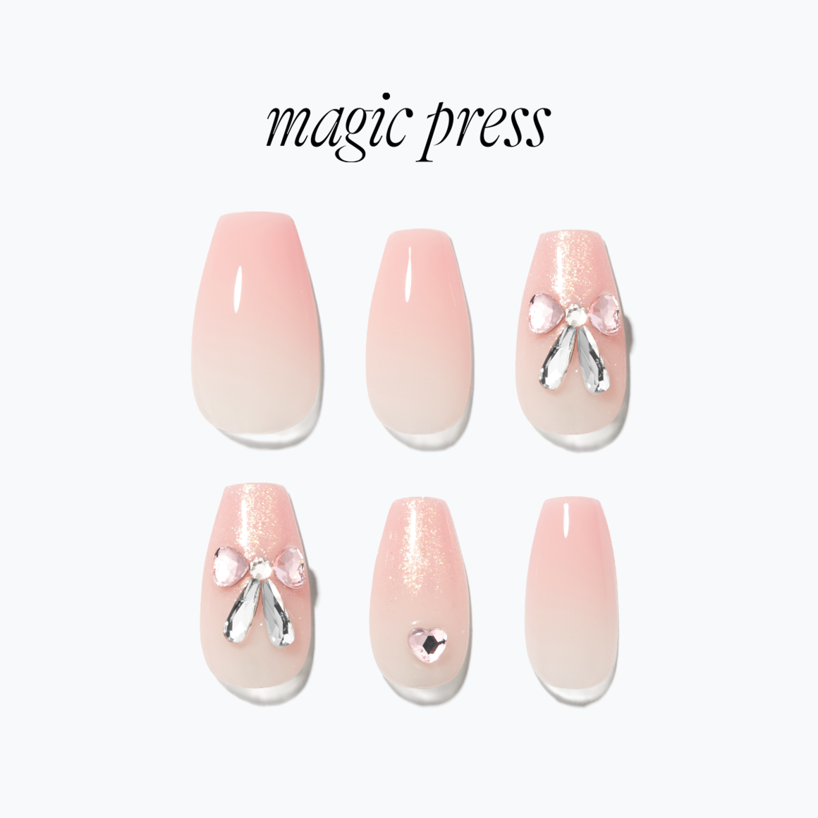 Dashing Diva Magic Press- Sweet Princess (Coffin) | 穿戴甲| Press On Nail