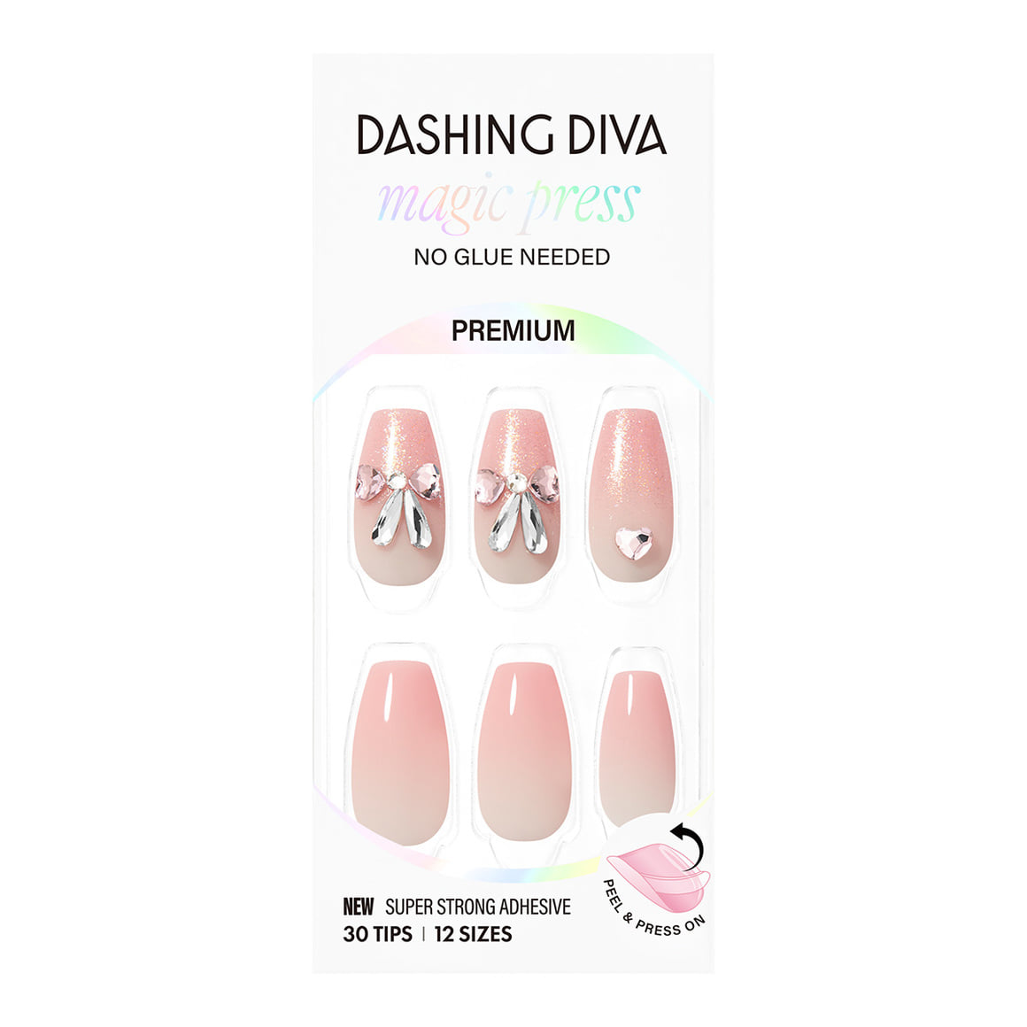 Dashing Diva Magic Press- Sweet Princess (Coffin) | 穿戴甲| Press On Nail