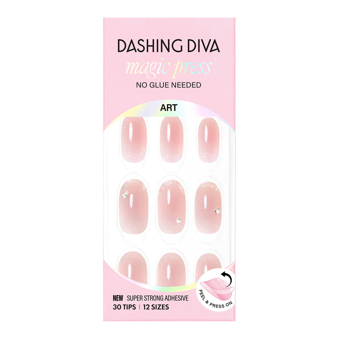 Dashing Diva Magic Press- Syrup Cheek (Long Oval) | 穿戴甲| Press On Nail