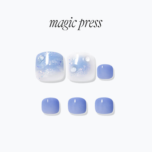 Dashing Diva Magic Press Pedicure- Bubble | 穿戴甲(腳甲)| Press On Pedicure