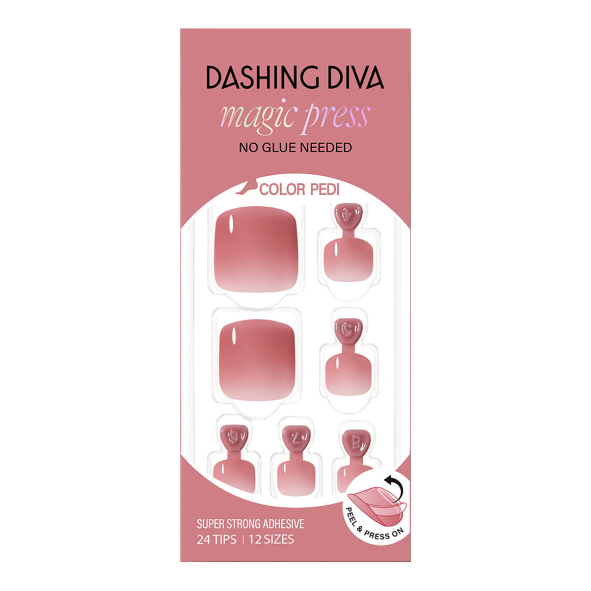 Dashing Diva Magic Press Pedicure- Eternal Rose | 穿戴甲(腳甲)| Press On Pedicure