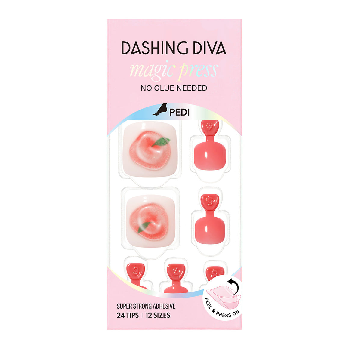 Dashing Diva Magic Press Pedicure- Flat Pitch | 穿戴甲(腳甲)| Press On Pedicure