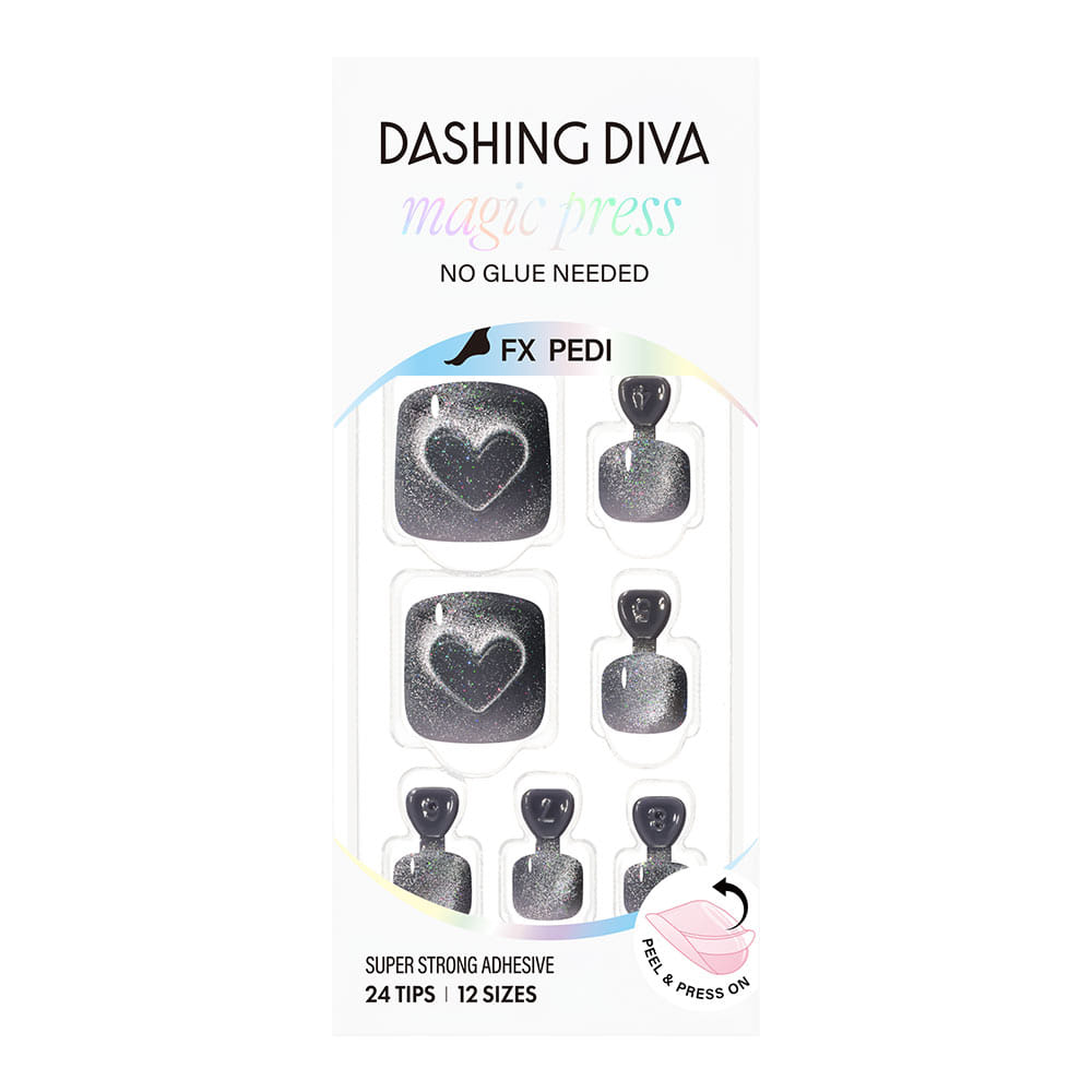 Dashing Diva Magic Press Pedicure- Love Wave | 穿戴甲(腳甲)| Press On Pedicure