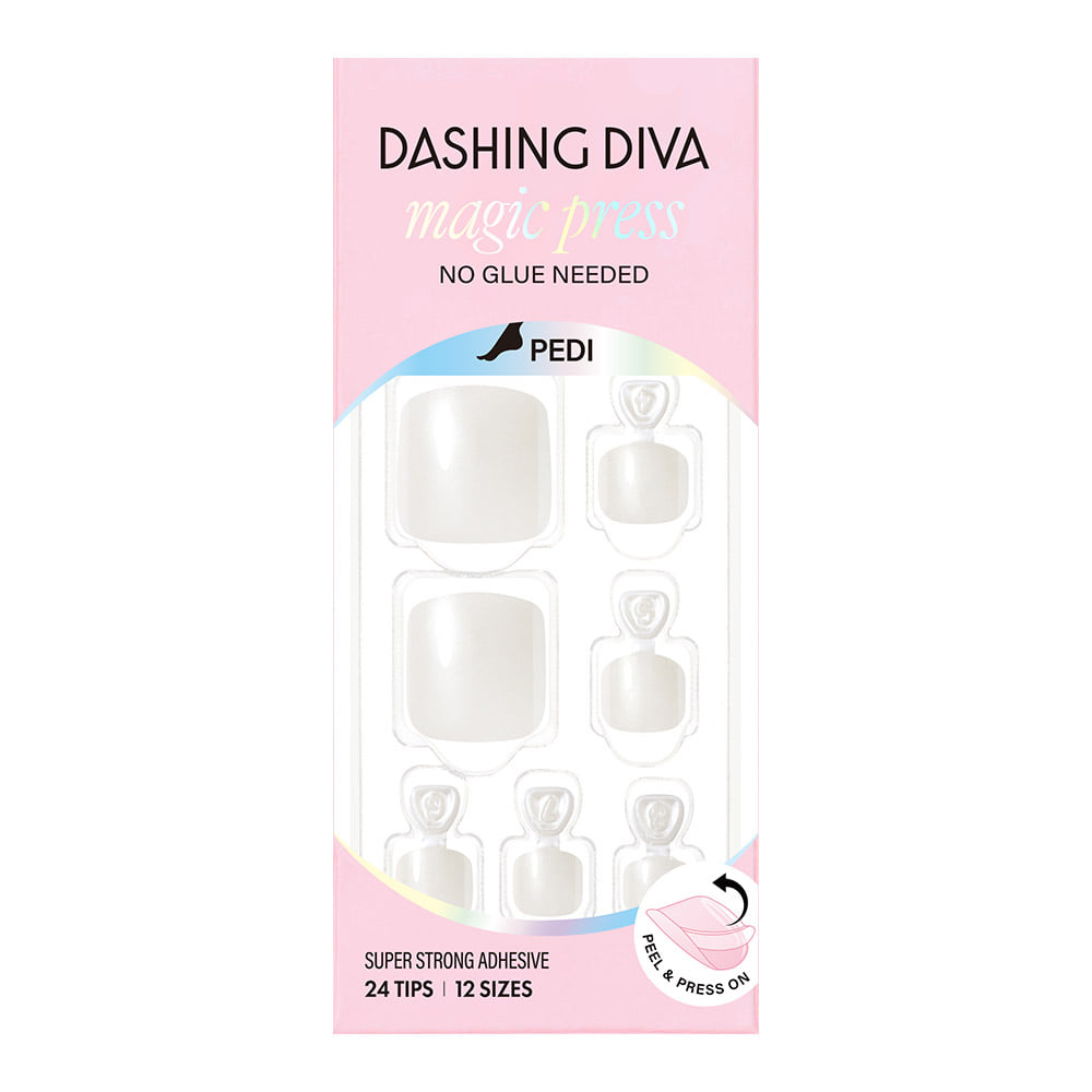 Dashing Diva Magic Press Pedicure- Mellow | 穿戴甲(腳甲)| Press On Pedicure