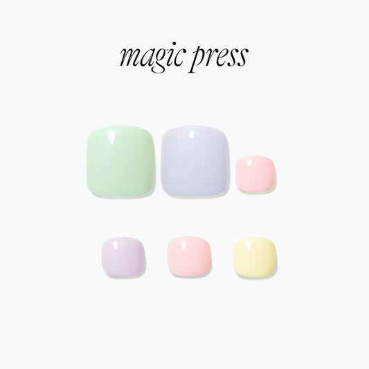 Dashing Diva Magic Press Pedicure- Pastel Candy | 穿戴甲(腳甲)| Press On Pedicure