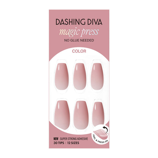 Dashing Diva Magic Press- Pink Blush (Coffin) | 穿戴甲| Press On Nail
