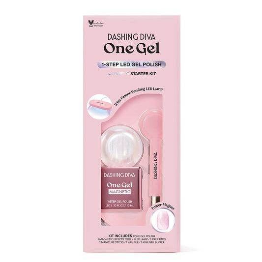 Magnetic - Moon Blush Set | GEL甲油 | Magnetic Gel|貓眼凝膠GEL甲油入門套裝 - 包括專屬LED燈及磁石棒