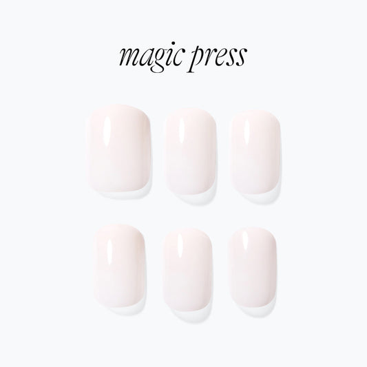 Dashing Diva Magic Press- Marshmallow (Regular round) | 穿戴甲| Press On Nail