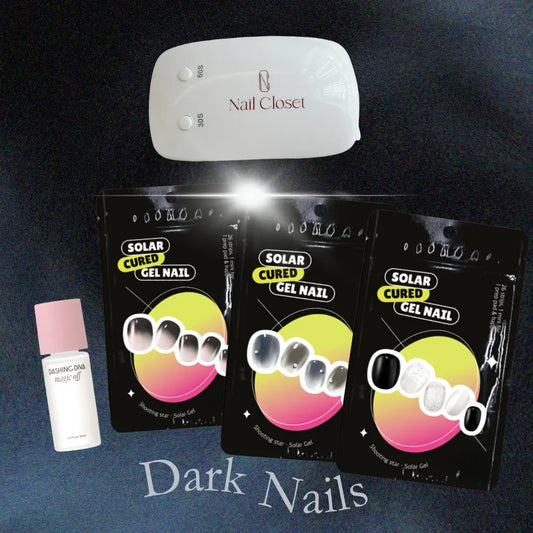 香港男仔美甲初學者套餐|紅光美甲燈專業套裝|新手指甲貼DIY入門組合