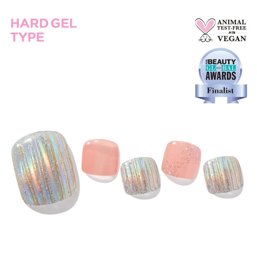 Edgeu Mermaid Glass | 腳甲貼| Hard Gel