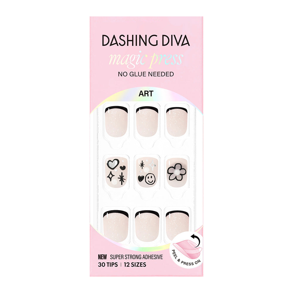 Dashing Diva | Mini Tattoo (Short Square) | 穿戴甲| Press On Nail