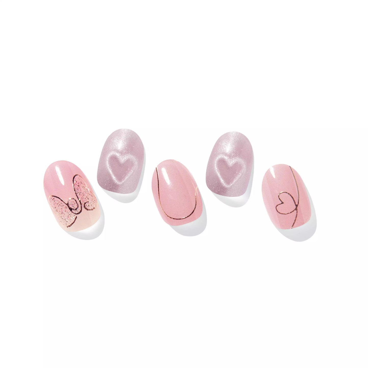 Ohora Japan Disney|Minnie nail stickers| ND-024-JC | 米妮蝴蝶結甲貼:女神級甜美風|指甲貼|Semi Cured Gel