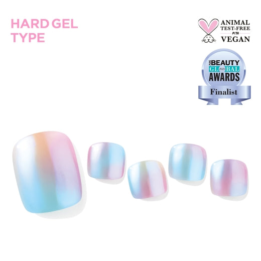 Mirror Dream Pastel|腳甲貼|Hard Gel|Edgeu