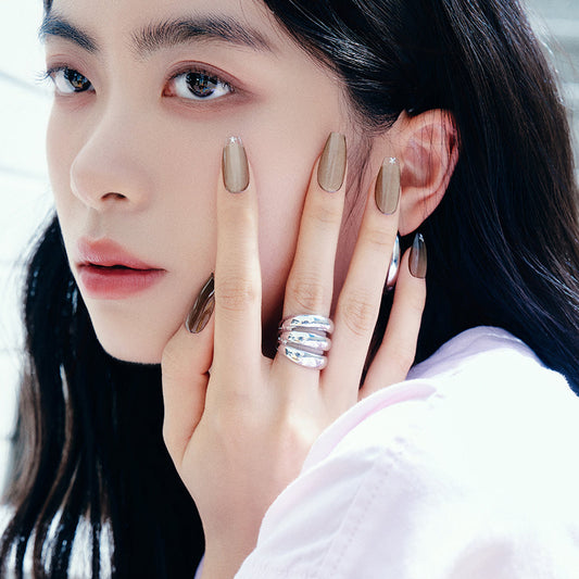 棕色貓眼穿戴甲