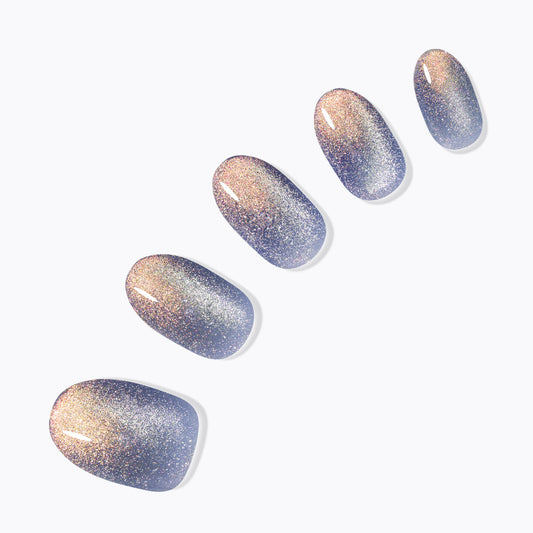 紫色貓眼穿戴甲