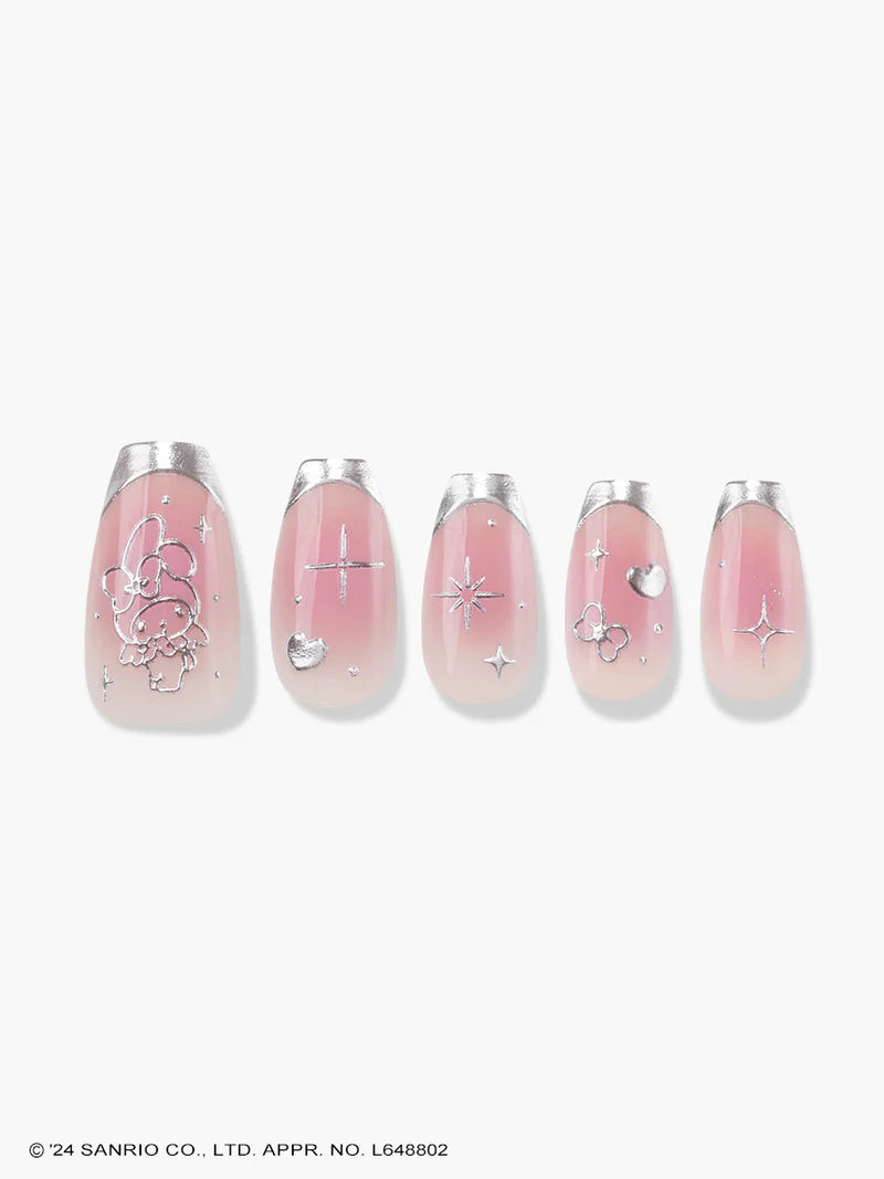 Finger Suit My Melody 美甲|My Land (Coffin) | 穿戴甲| Press On Nail