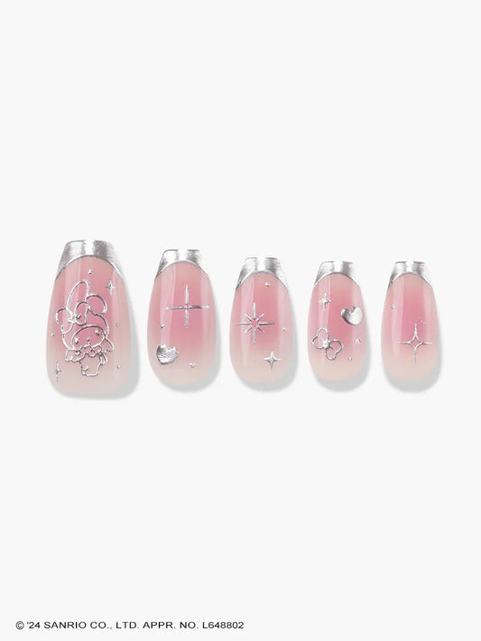 Finger Suit My Melody 美甲|My Land (Coffin) | 穿戴甲| Press On Nail