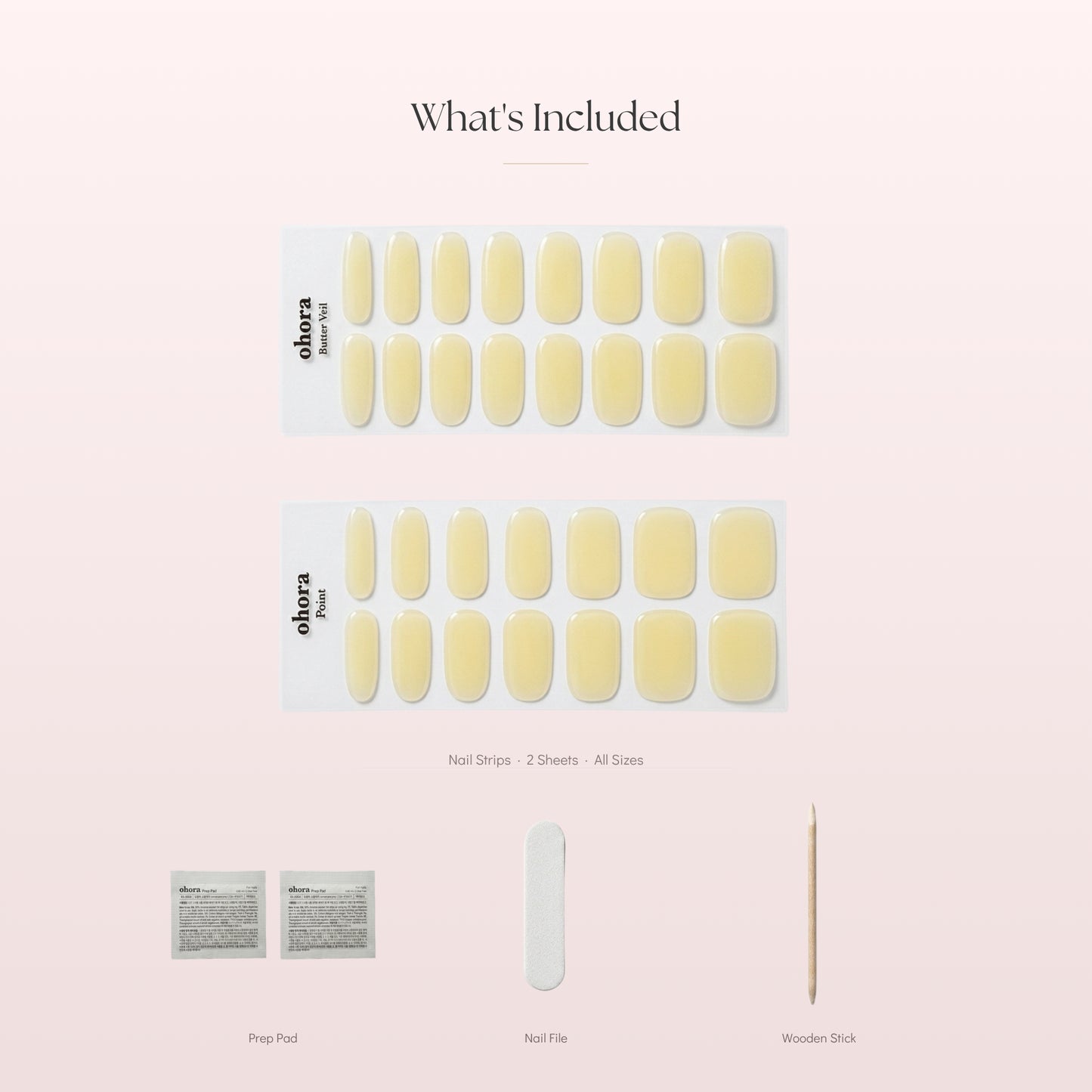 butter yellow nail wraps
