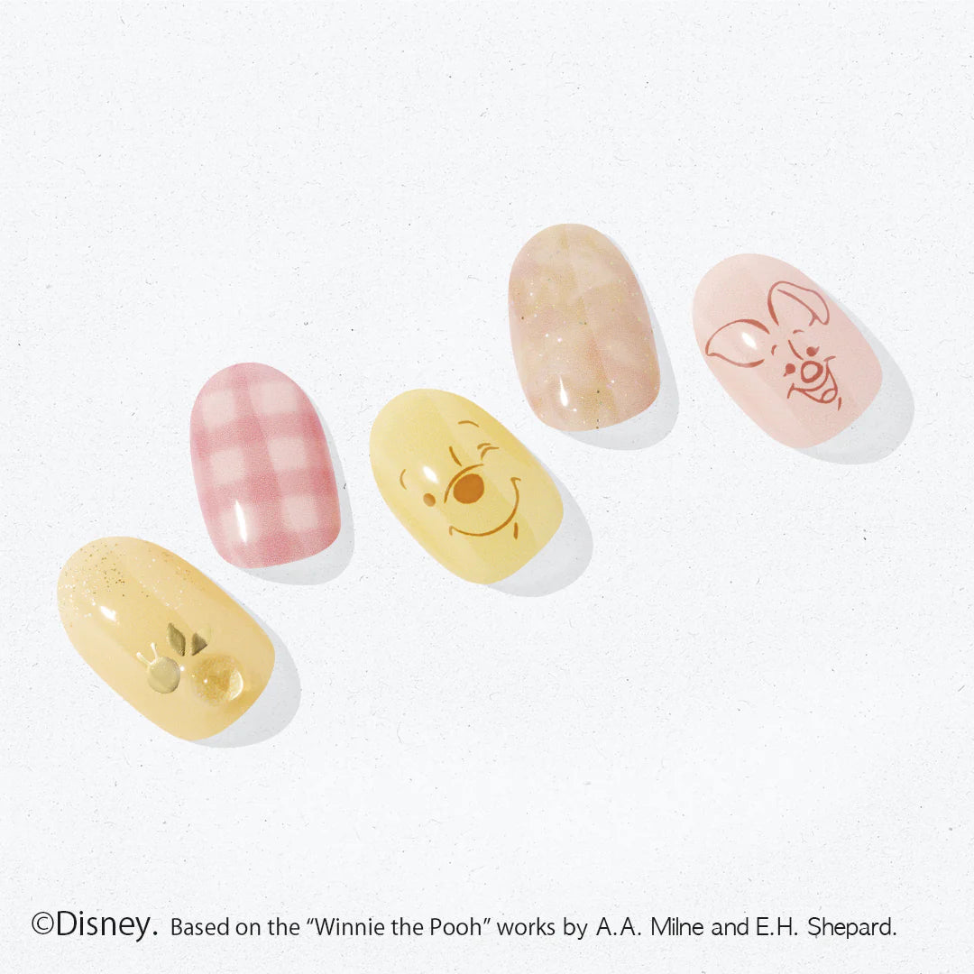 Ohora Japan Disney|N Picnic Time|Winne The Pooh Nail Stickers | 小熊維尼指甲貼|指甲貼|Semi Cured Gel