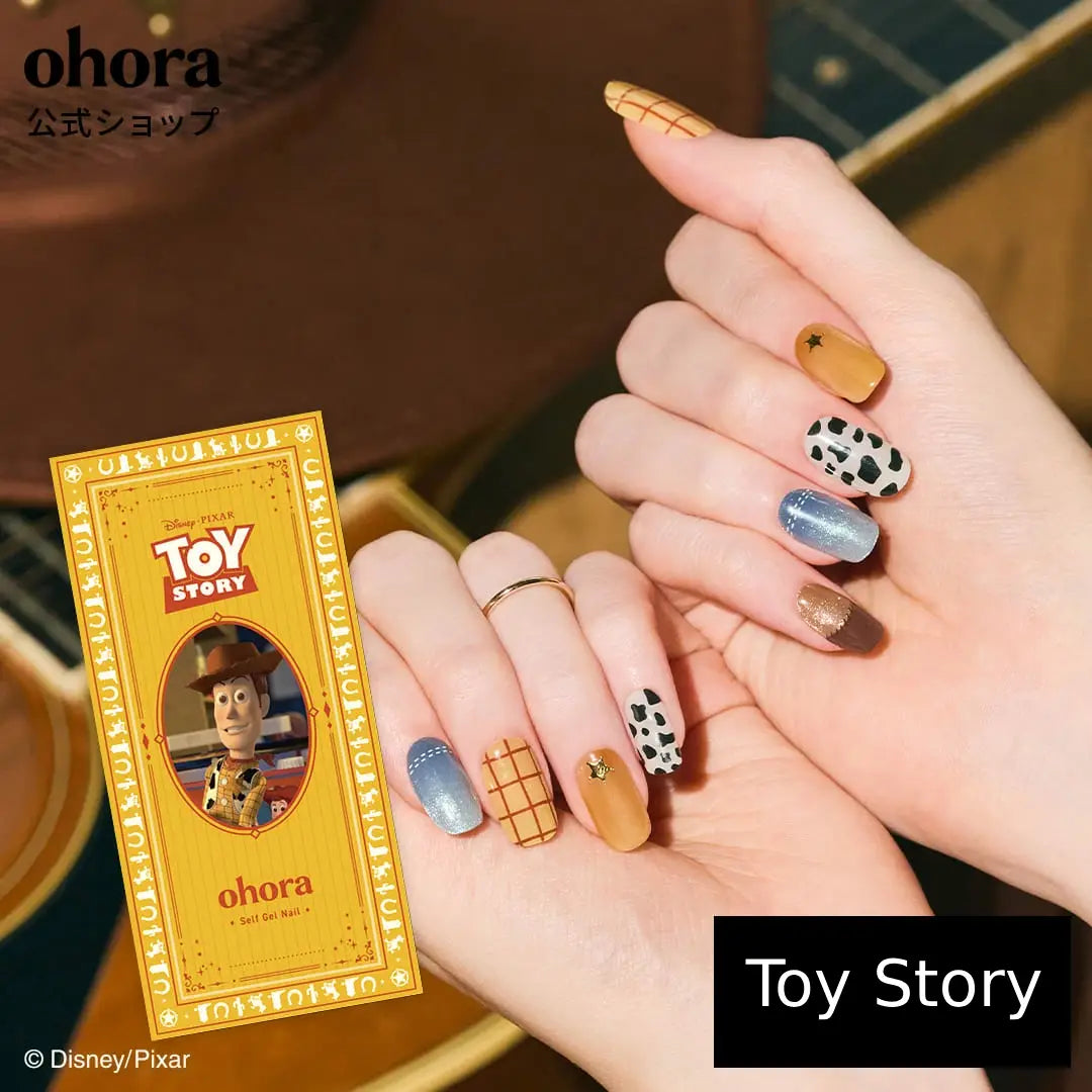 Ohora Japan Disney|N Sheriff Woody|指甲貼|Semi Cured Gel