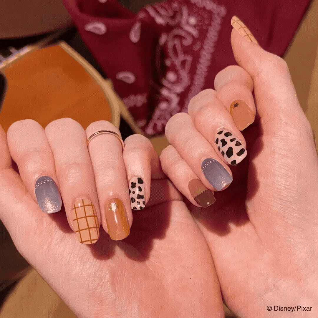Ohora Japan Disney|N Sheriff Woody|指甲貼|Semi Cured Gel