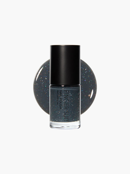Finger Suit | Night Out | 指甲油 | Glitter Nail Polish| 黑夜閃片糖漿甲油 | 節日派對