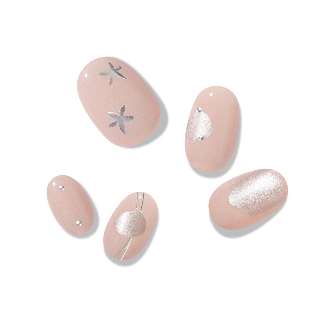 Nude Pearl Nail Tips| 半固化凝膠硬甲片|指甲貼|Nail Tip |Gelato Factory-KR