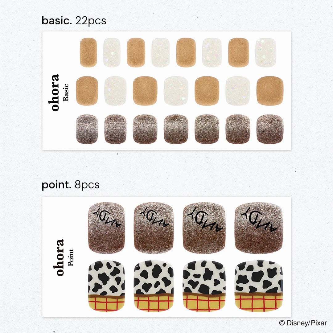 Ohora Japan Disney|P Forever Buddy|腳甲貼|Semi Cured Gel