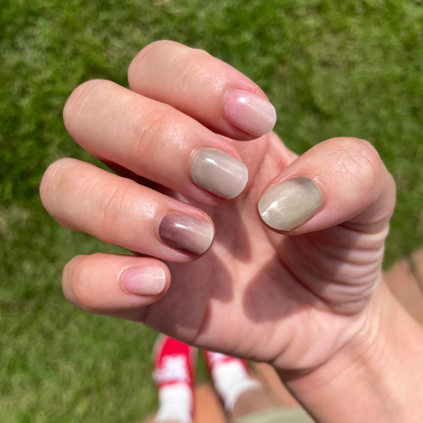 semi-cured gel nail wraps UK