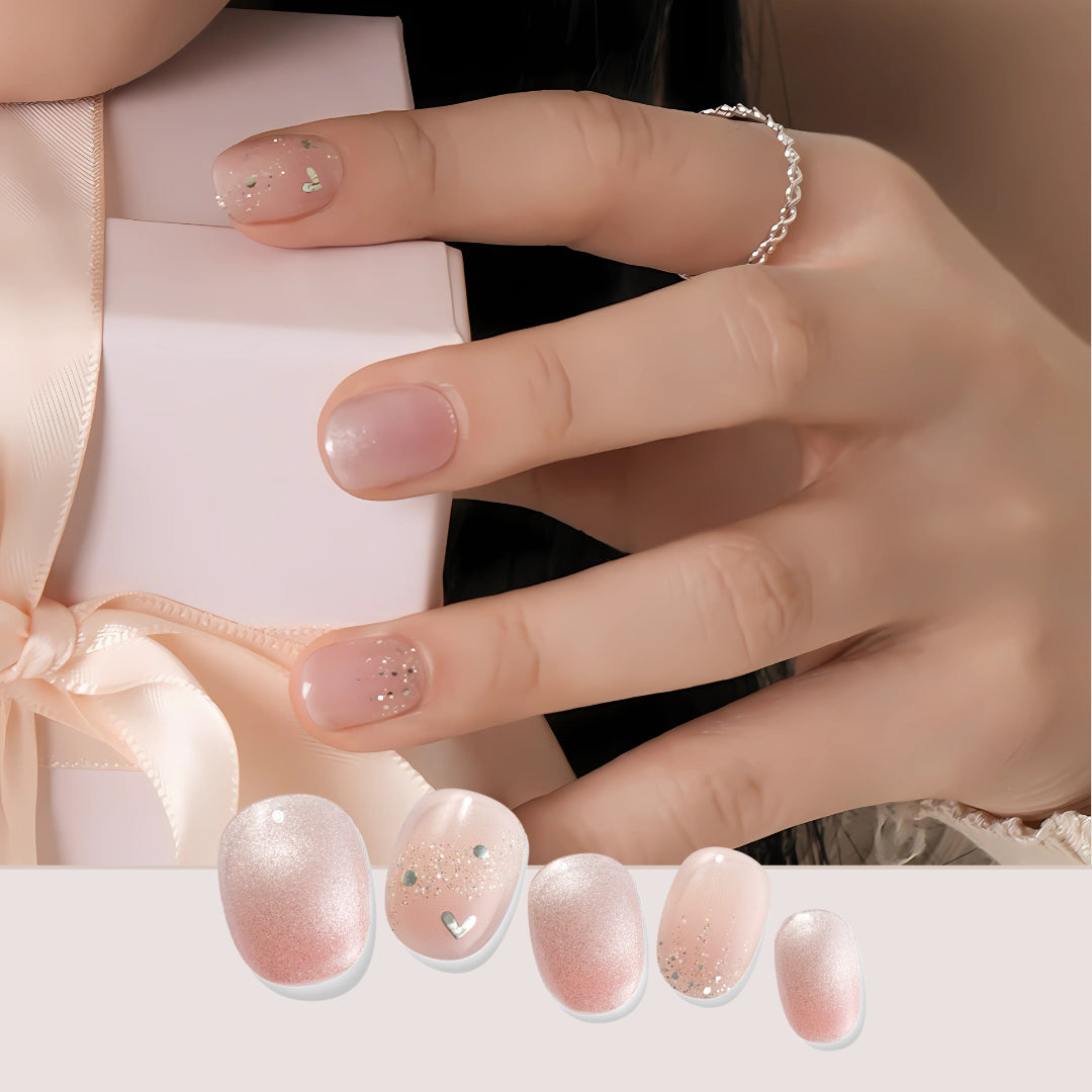 Pink Romance|指甲貼|Solar Gel |Gelato Factory-KR