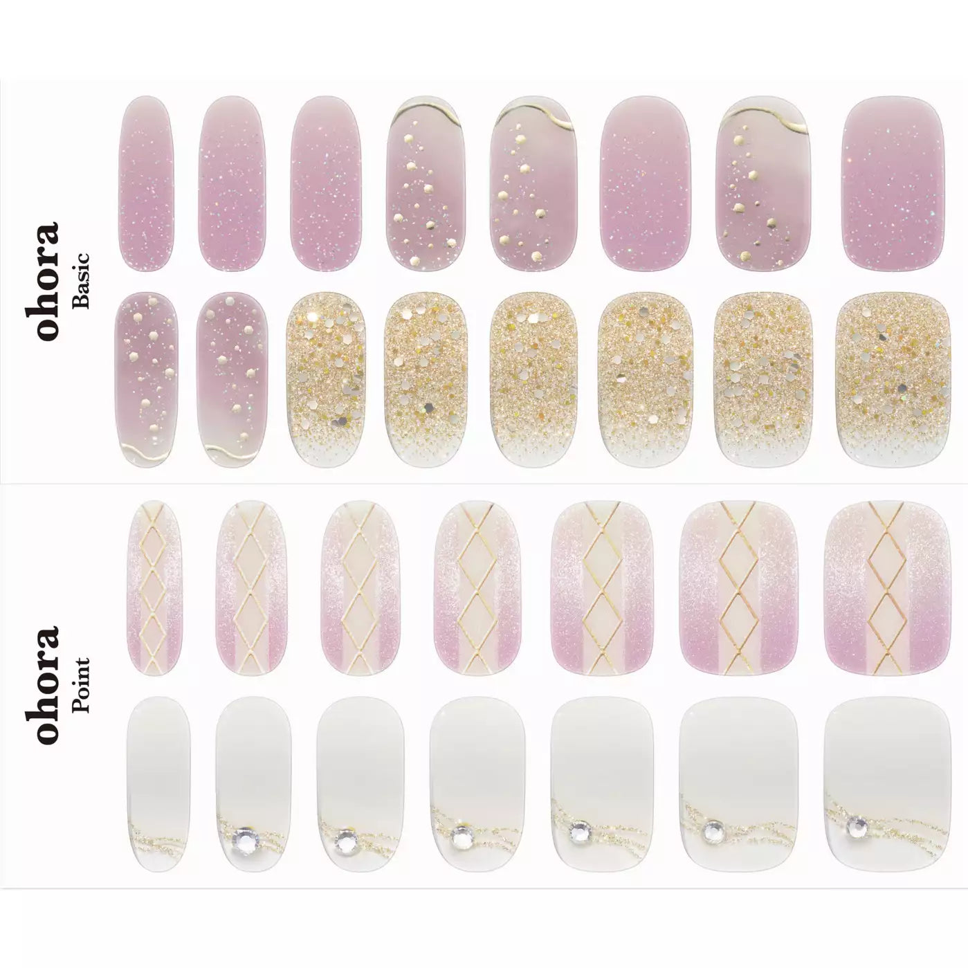 Ohora Disney | Rapunzel Nail Stickers | NP-044-JC | 指甲貼 | Semi Cured Gel