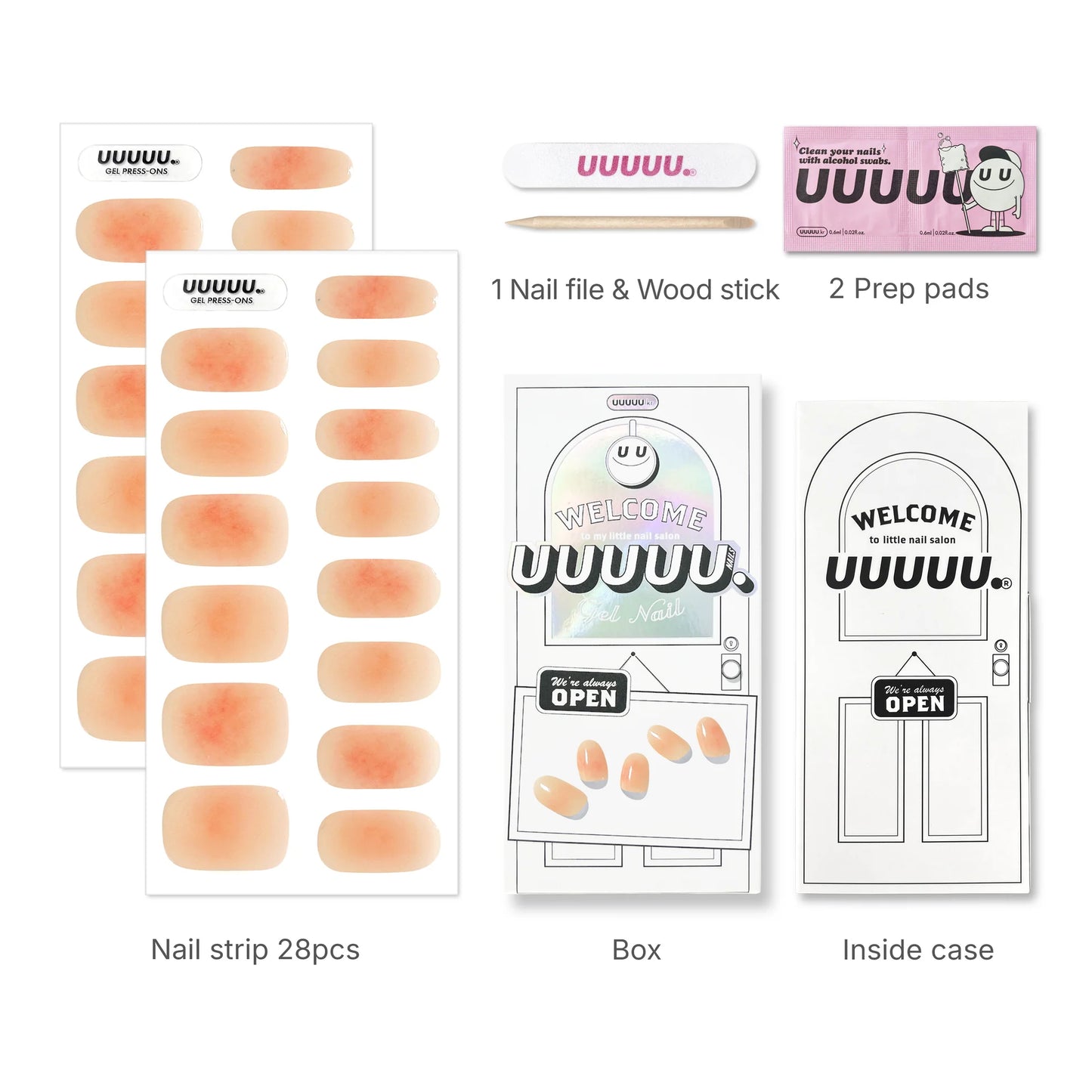Clear Gel Nail Stickers