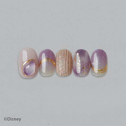 Ohora Japan Disney|Tangled | Ohora日本魔髮奇緣 | Ohora日本迪士尼| N Rapunzel's Wish|指甲貼|Semi Cured Gel