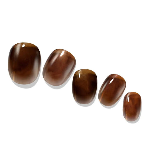 Amber Brown|指甲貼|Solar Gel |Gelato Factory-KR