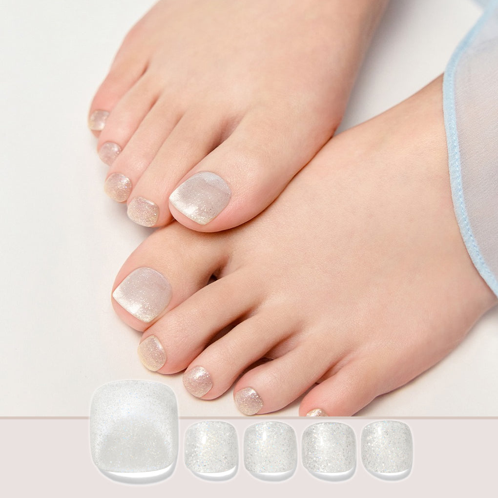 Glint Milky Way|腳甲貼|Semi Cured Gel |Dashing Diva
