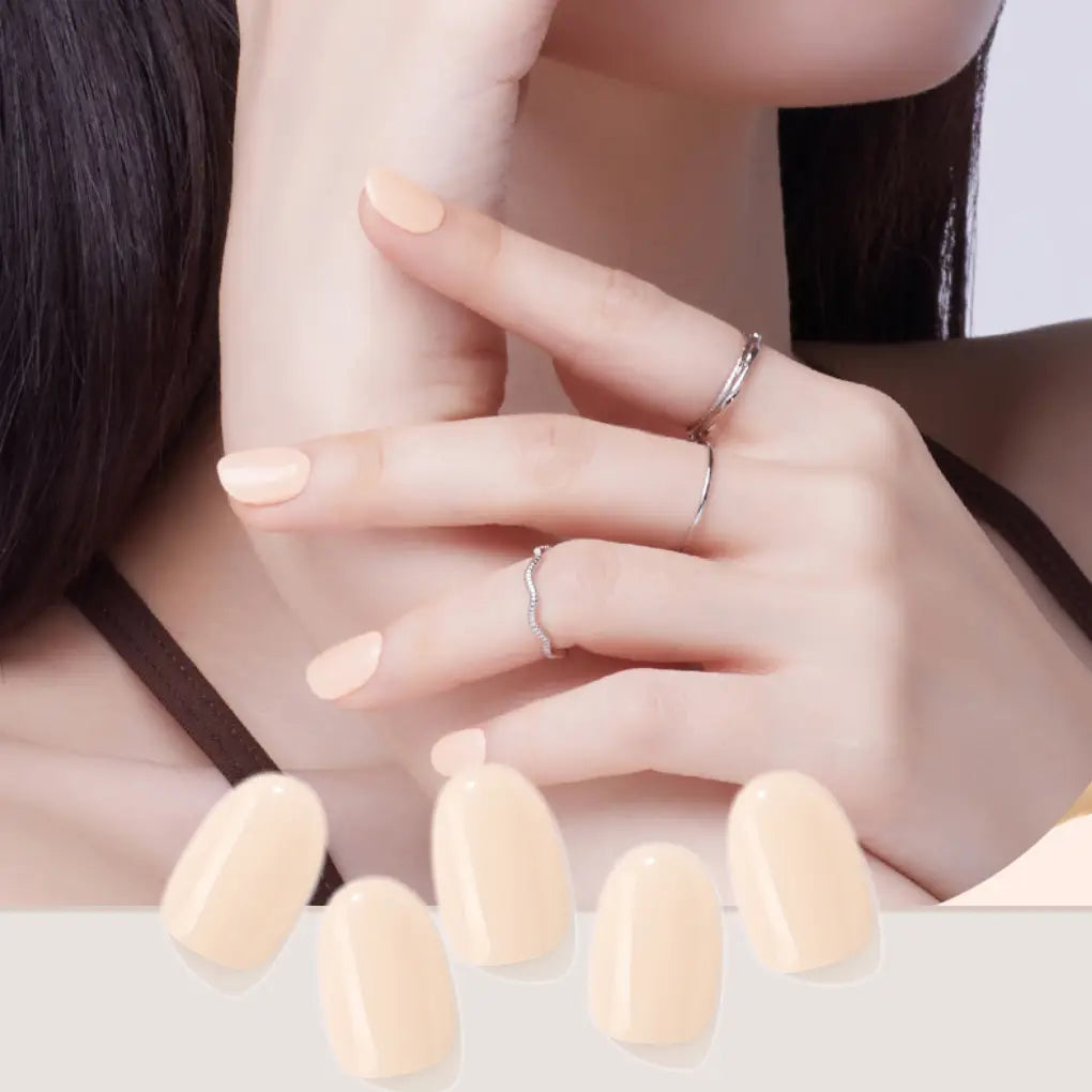 Cream Beige|指甲貼|Hard Gel |Edgeu