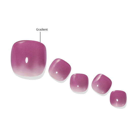 Deep Purple Touch|腳甲貼|Solar Gel |Gelato Factory-KR