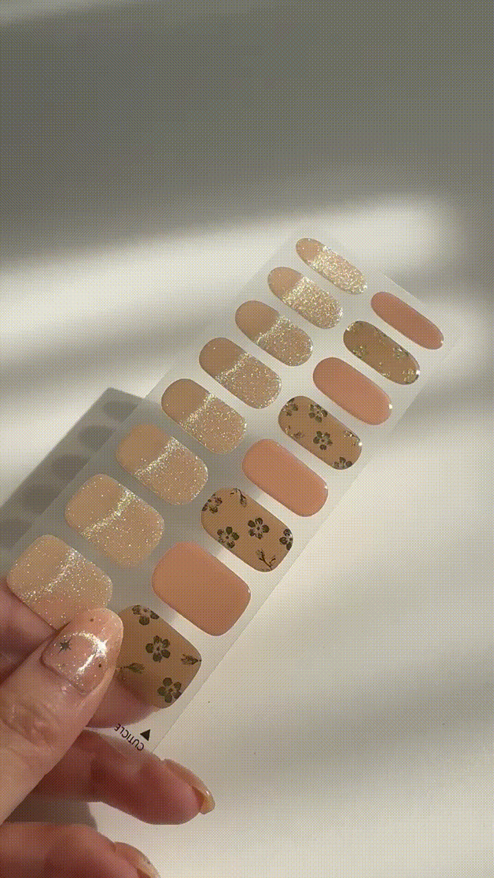 Antique Gold|指甲貼|Hard Gel |Edgeu