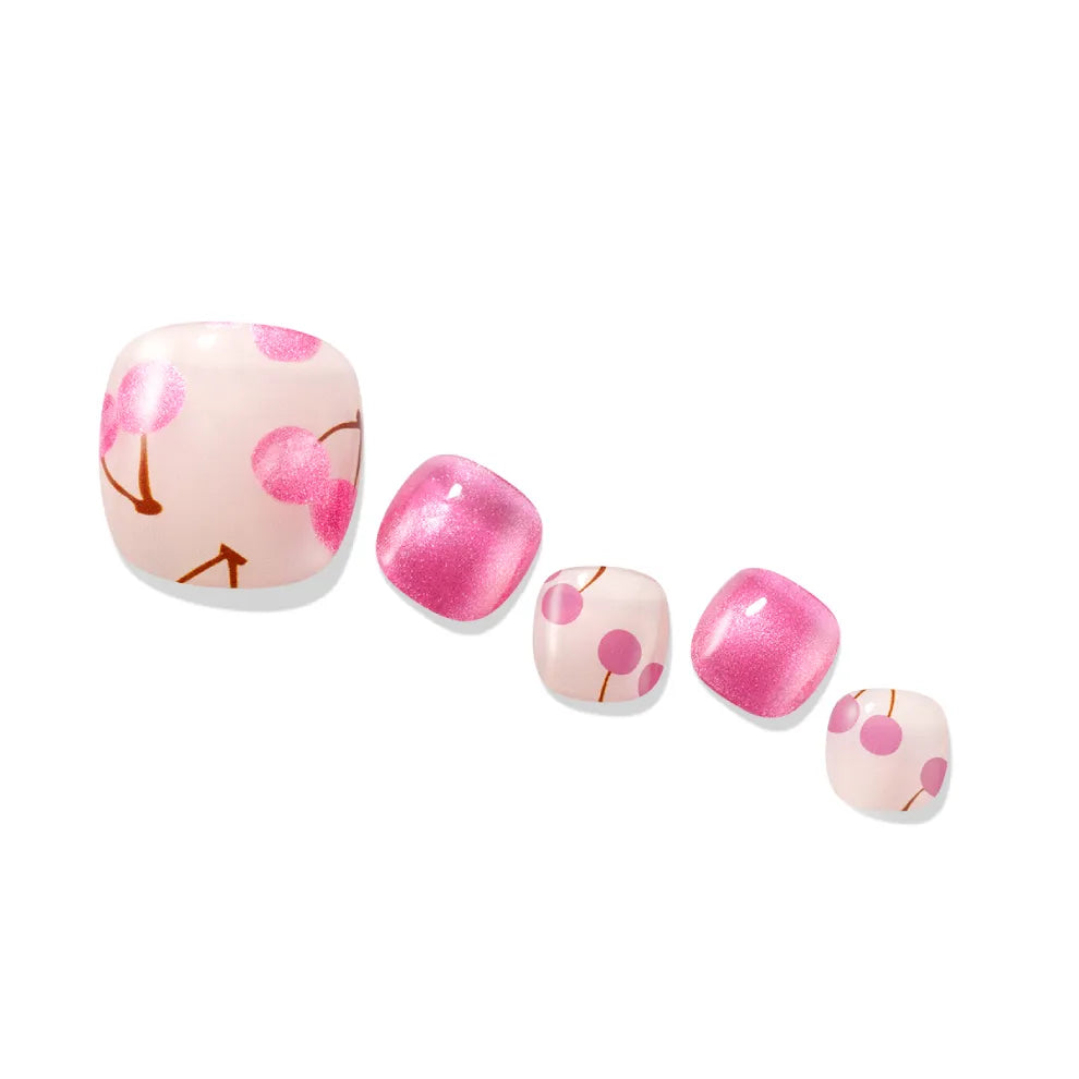 Glossy Cherry|腳甲貼|Solar Gel |Gelato Factory-KR