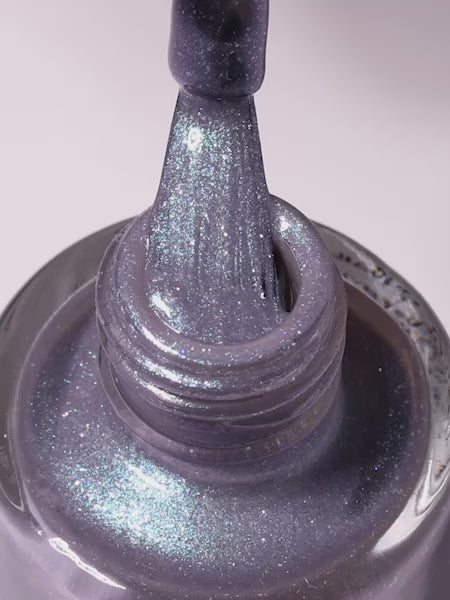 Finger Suit | Pluto | 指甲油 | Glitter Nail Polish| 炭灰星空指甲油 | 藍光閃耀宇宙