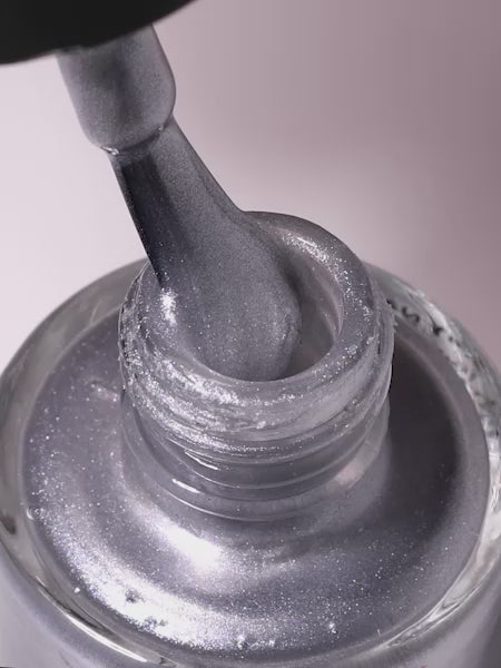 Finger Suit | Lavender Fog | 指甲油 | Glitter Nail Polish| 緞面薰衣草甲油 | 細閃銀光