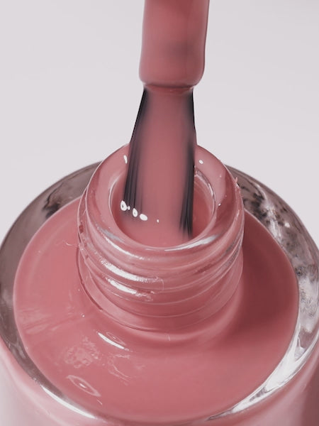 Finger Suit | Peach Water | 指甲油 | Solid Color Nail Polish| 桃子裸粉指甲油 | 清甜漸層