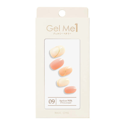 Gel Me1 Japan|09 Apricot Milk|指甲貼|Semi Cured Gel