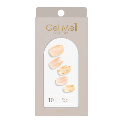 Gel Me1 Japan|10 Perle|指甲貼|Semi Cured Gel