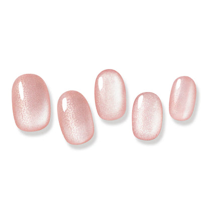 Gel Me1 Japan|14. Royal Pink｜裸粉色氣質貓眼|指甲貼|Semi Cured Gel