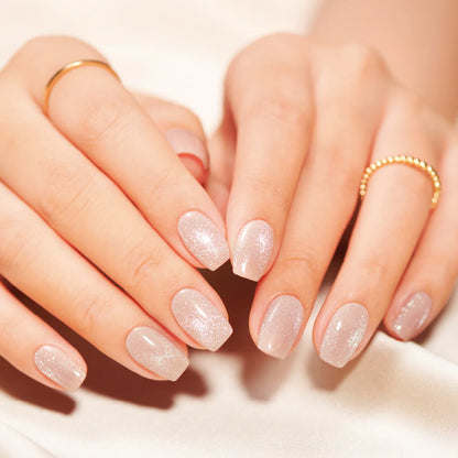 Gel Me1 Japan|15. Cashmere Taupe｜Mocha啡貓眼GEL甲|指甲貼|Semi Cured Gel