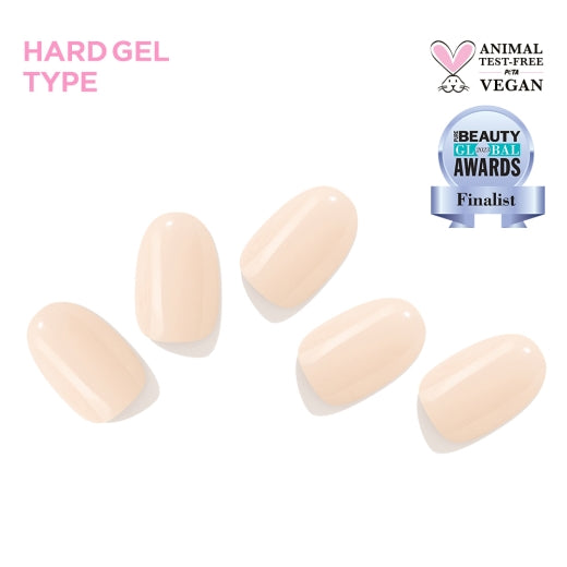 Cream Beige|Nail Stickers|Hard Gel