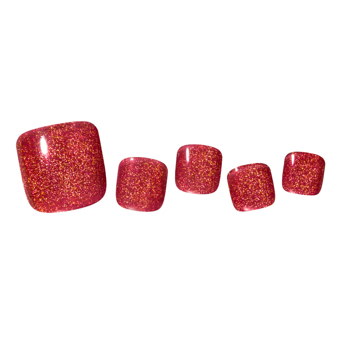 best red toe nail wraps